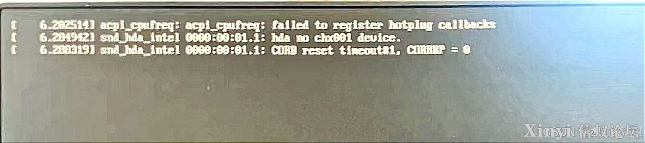 统信UOS系统：开机黑屏，显示：failed to register hotplug callbacks； hda no chx001 device； CORBRP=0；(硬盘损坏)-1.jpeg